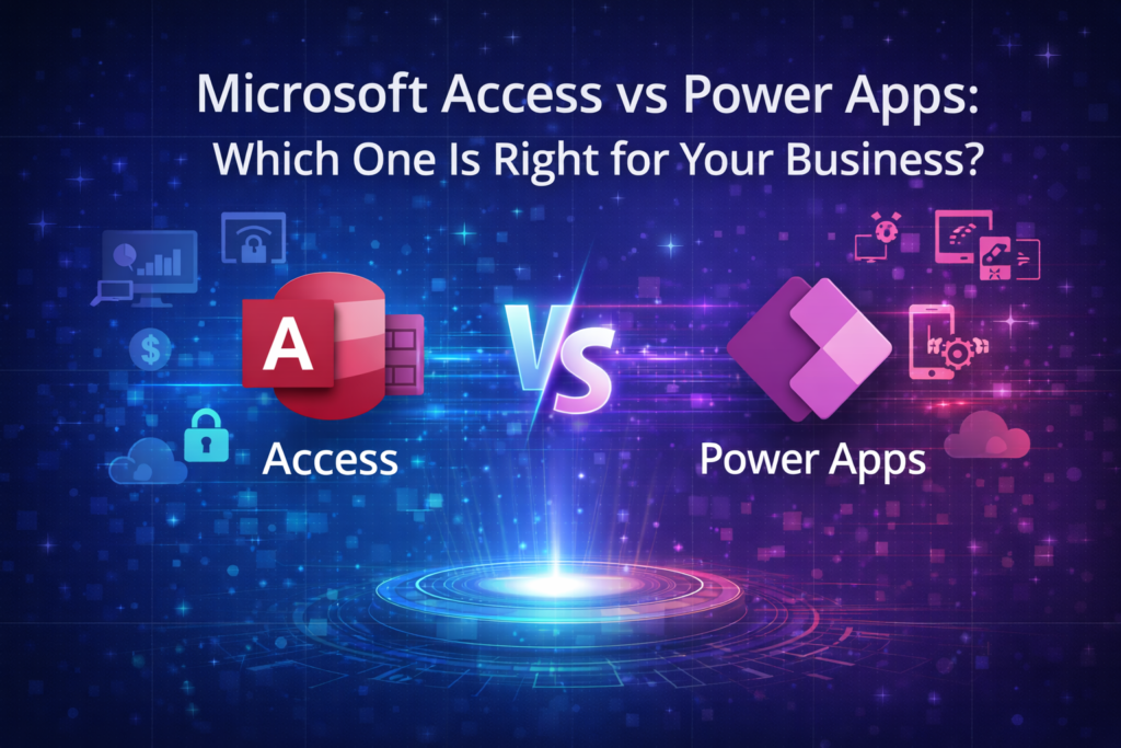 microsoft access vs power apps showdown