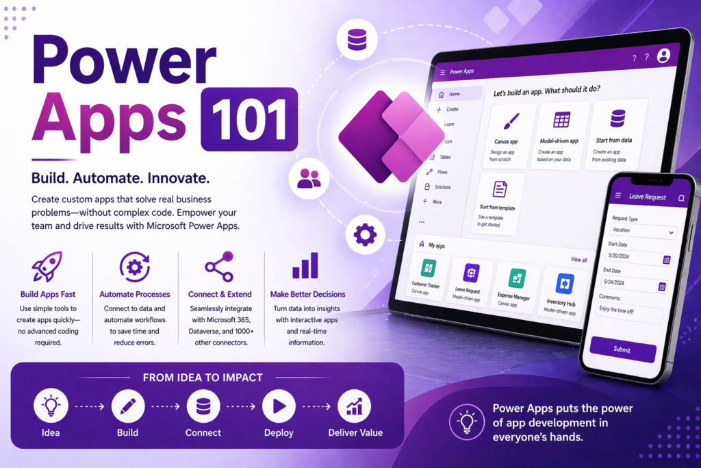 power apps 101 build, automate, innovate