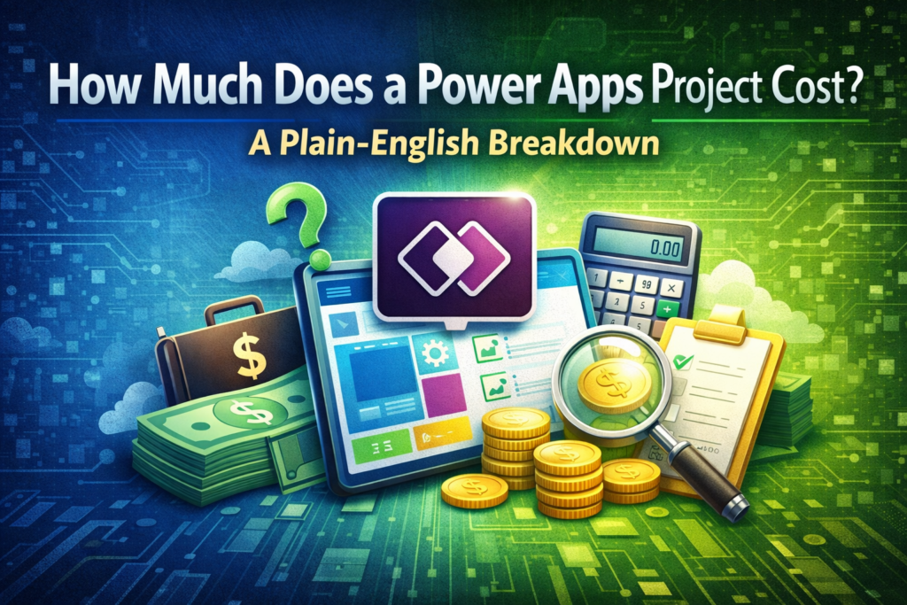 power apps project cost breakdown