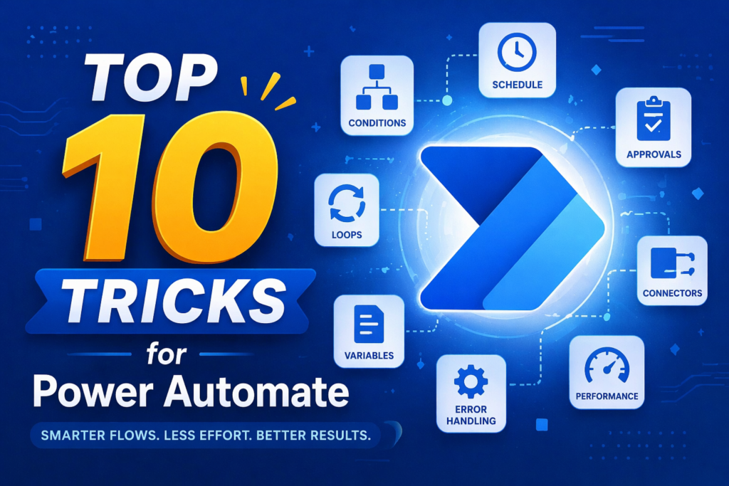 power automate tutorial poster design