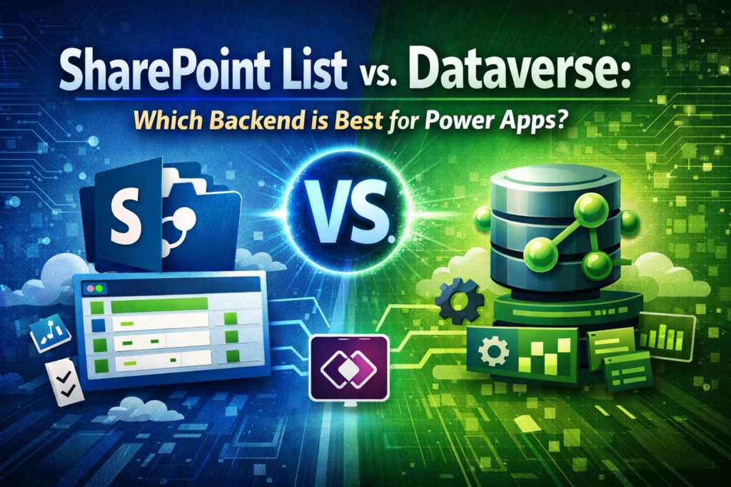 sharepoint list vs. dataverse comparison