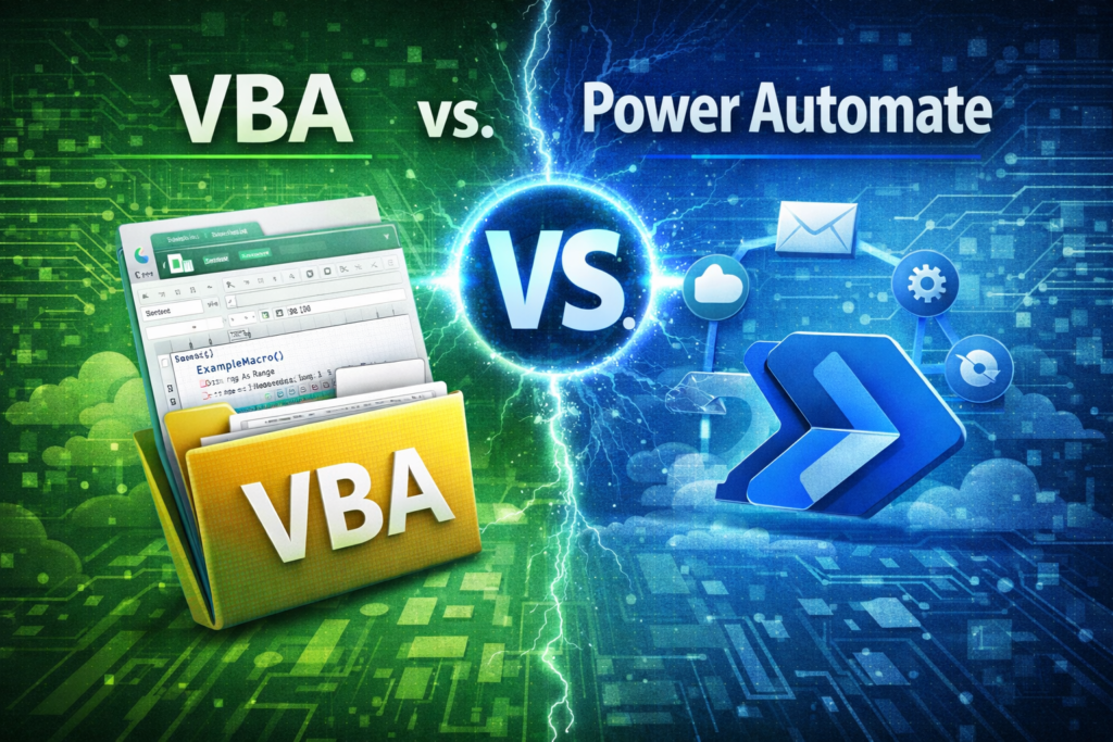 vba vs power automate showdown