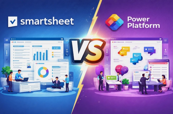 power platform vs smartsheets